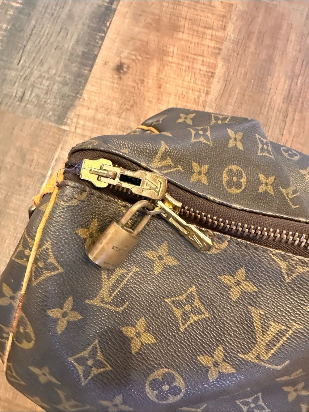 Louis Vuitton Monogram Canvas Travel Duffel Bag keepall 55 pre owned - Picture 3 of 15